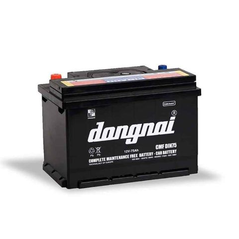 Ắc quy Đồng Nai DIN75L (DIN L3) 12V 75AH