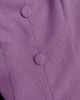 Đầm Suông A phối cúc tím lavender DL926