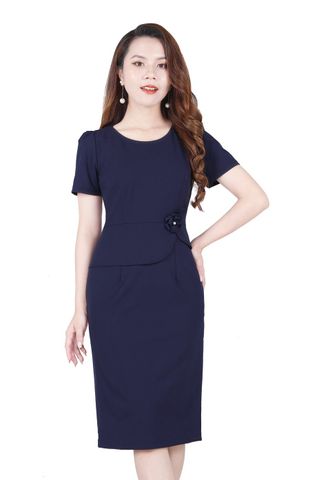  Đầm Peplum Kết hoa thủ công DL806 