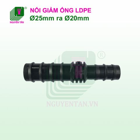 Nối giảm ống LDPE 25mm ra 20mm