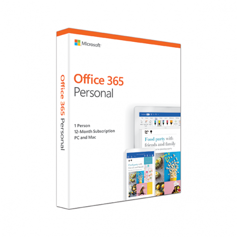Phần Mềm Microsoft Office 365 personal English APAC EM 1YR Medialess P4 ( QQ2-00807 )