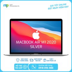 Laptop Apple Macbook Air M1 2020 13.3 inch Silver (Apple M1/8GB RAM/256GB SSD/13.3 inch IPS)