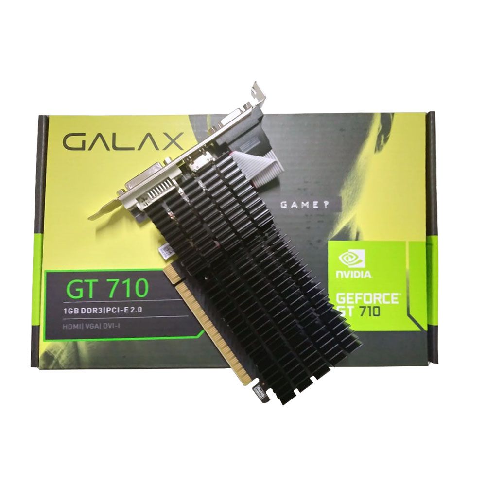 Card màn hình Galax Geforce GT710 1GB Heatsink DDR3 71GGF4DC00WG