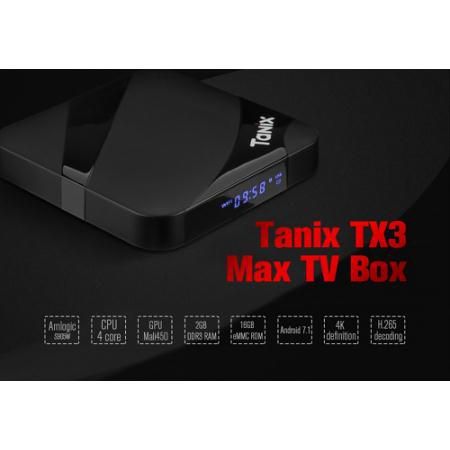 ANDROID BOX TANIX TX3 MAX - BLUETOOTH, RAM 2G, ANDROID 7.1.2 - CHÍNH HÃNG