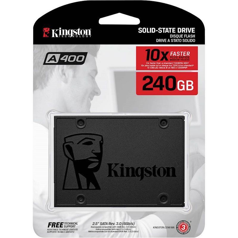 Ổ cứng gắn trong Kingston A400 SSD 240GB SA400S37/240G 2.5''