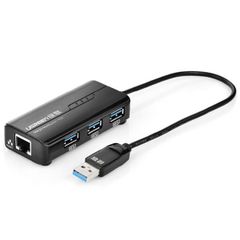 Bộ chia USB 3 cổng 3.0 Ugreen 20265 có cổng Ethernet 10/100/1000Mbps