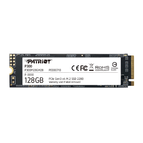 Ổ cứng gắn trong SSD Patriot 128GB M.2 NVMe PCIe (P300P128GM28)