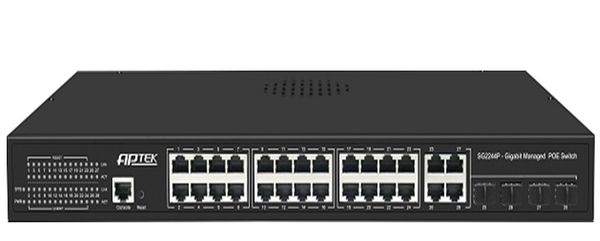 24-port Gigabit PoE Managed Switch APTEK SG2244P