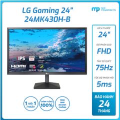 Màn hình LG 24MK430H-B (24 inch IPS/FHD/FreeSync/75Hz/5ms/LED/IPS/250cd/m²/HDMI+VGA/24 tháng)