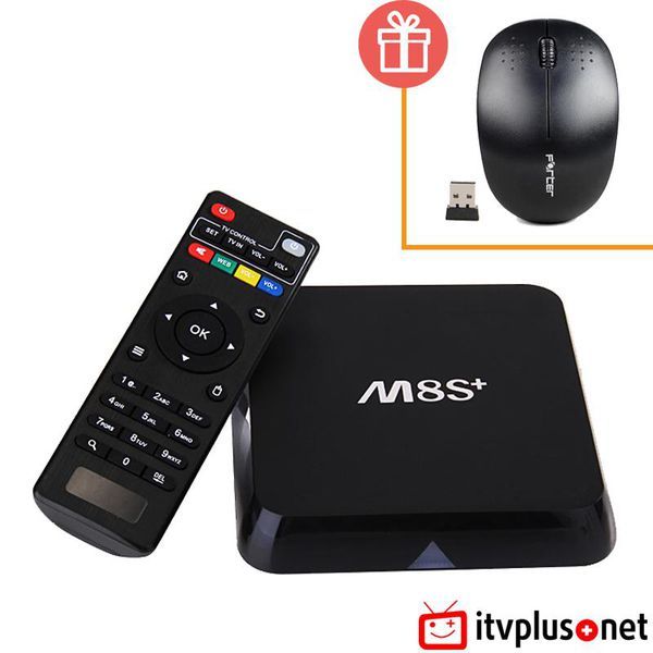 ANDROID BOX M8S PLUS/ M8S+, ANDROID 5.1, TẶNG CHUỘT 150K