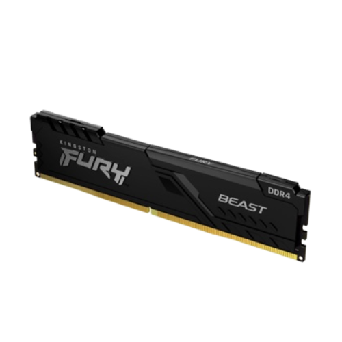 Bộ nhớ trong RAM Kingston Fury 8GB DDR4-3200U C16 Beast Black (KF432C16BB/8)