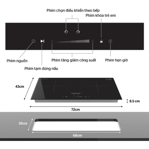 Bếp Điện Từ Sunhouse SHB-DI02