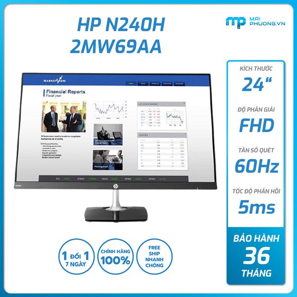 Màn hình HP N240h 24 inch 2MW69AA