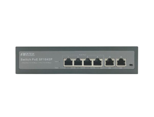 4-port Gigabit Switch PoE APTEK SG1041P