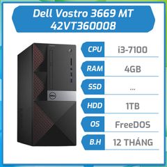 Máy bộ PC Dell Vostro 3669 MT i3-7100/4GB/1TB/DVDRW - (42VT360008)