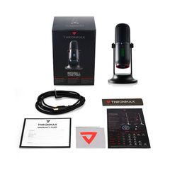 Microphone Thronmax Mdrill one Jet Black