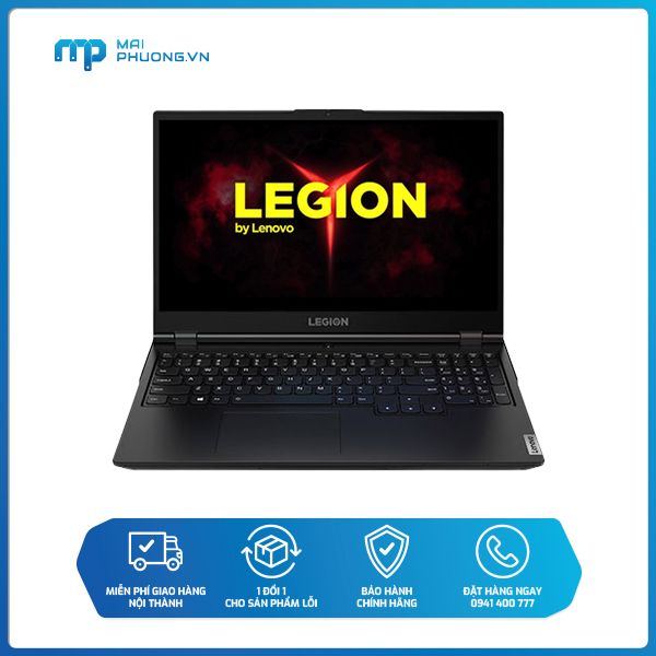 Laptop Lenovo Legion 5-15IMH05 (82AU004XVN) (i5 10300H/8GB RAM/512GB SSD/15.6 FHD/GTX1650 4G/Win/Đen