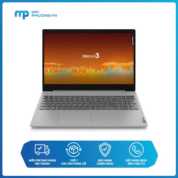 Laptop Lenovo IdeaPad 3 15ITL6 (i5-1135G7/8GB/512GB SSD NVME/15.6''FHD/Win10/Đen)