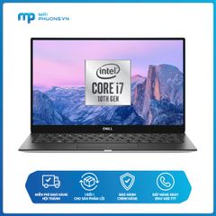 Laptop Dell XPS-7390 I7-10510U / 8GB / 512G SSD/13,3 inch/Vó nhôm máy bay/DolbyDigital/WIFI 6/Bảo mật vân tay/Bạc