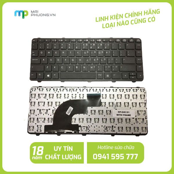 Thay Bàn Phím Laptop HP Probook 440 G1/640 G1 (Cáp Cong)