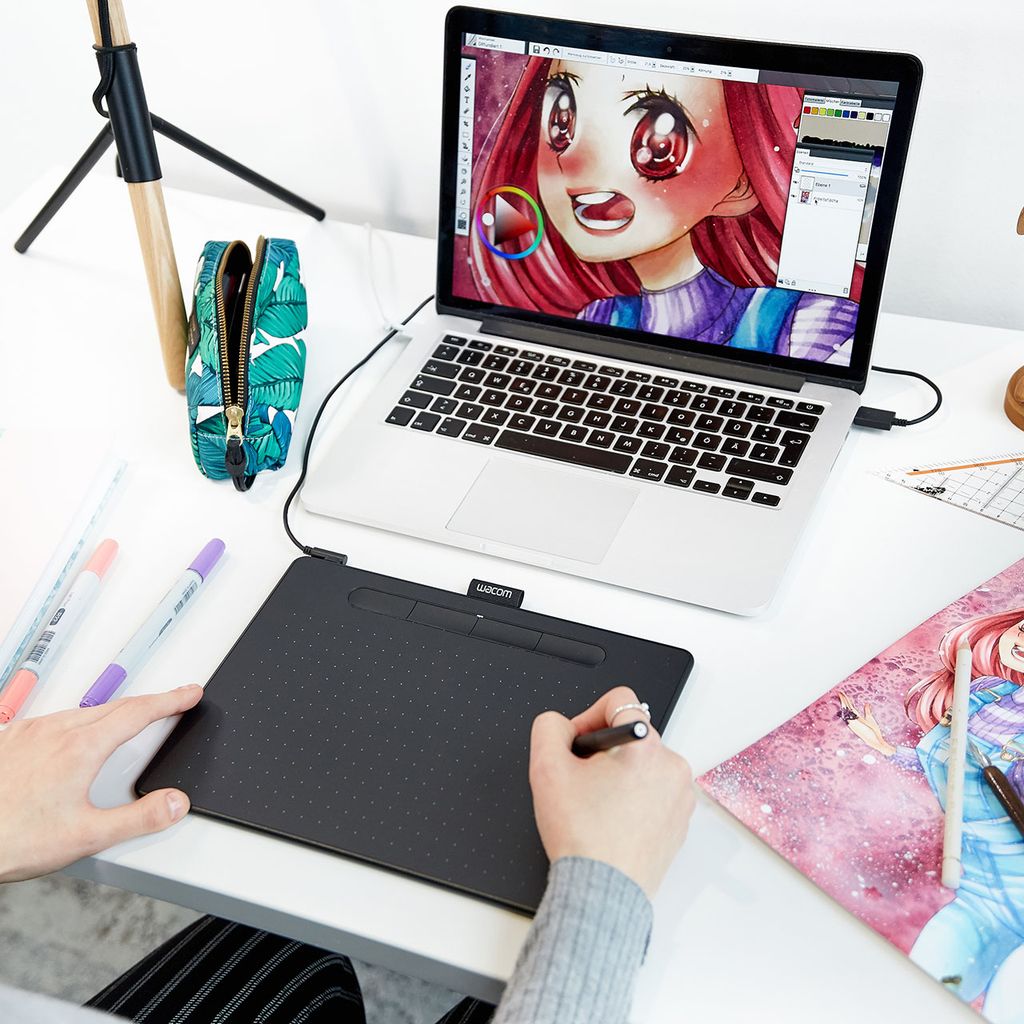 Bảng vẽ Wacom Intuos M (Black) CTL-6100