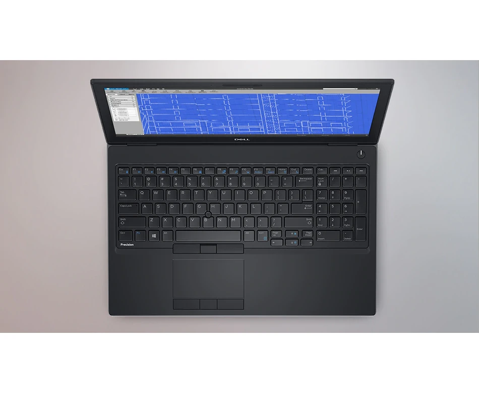 Laptop Dell Precision 7530 Mobile Workstation ( i7-8850H, 64GB, NVME 512GB, Quadro P1000, 15.6″ FHD)
