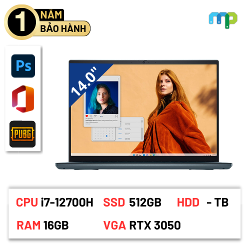 Laptop Dell Ins 14 Plus 7420 i7-12700H/16GB/SSD 512GB/14.0