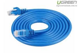 Dây mạng bấm sẵn 2 đầu cat6 UTP 1M Ugreen  Blue 11201