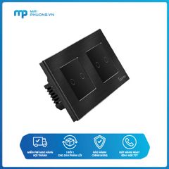 Công tắc đèn WIFI mặt đôi 2 nút GOMAN GM86-W2DB2S/B/G