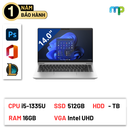 Laptop HP 640 G10 I5/16GB/SSD 512GB/14.0