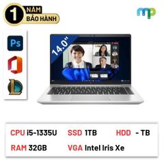 Laptop HP 640 G10 I5-1335U/32GB/SSD 1TB/Win11 Home/14.0