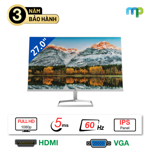 Màn hình HP M27fw 2H1B1AA (27 inch IPS/ Full HD/ 60Hz/ 5ms/ 36T)