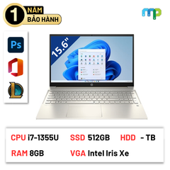 Laptop HP Pavilion 15-eg3092TU (i7-1355U/ 8GB/ 512GSSD/ 15.6''FHD/ W11SL/ Vàng) 8C5L3PA