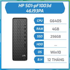 Máy bộ hãng HP S01-pF1003d (Pentium G6405/4GB/256GB/DVDWR/Đen/W10SL)