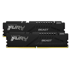 Bộ nhớ trong RAM Kingston Fury Beast 32GB (2x16GB) DDR5 4800MHz (KF548C38BBK2-32)