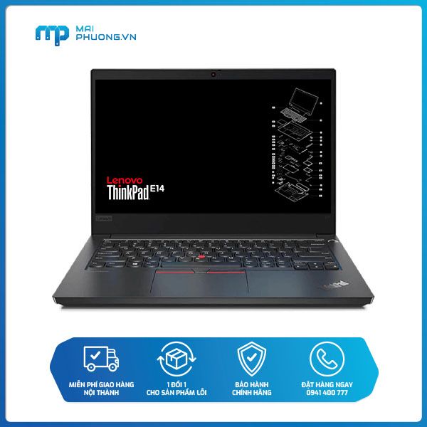 Laptop Lenovo ThinkPad E14 (i3-10110U/8GB/1TB HD/14'' FHD/Đen)