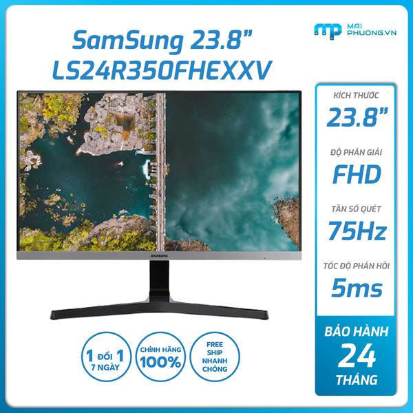 Màn hình SamSung 24 inch viền mỏng FHD LS24R350 LS24R350FHEXXV