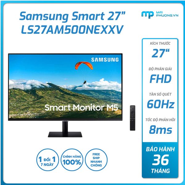 Màn hình thông minh SAMSUNG M5 27inch LS27AM500NEXXV