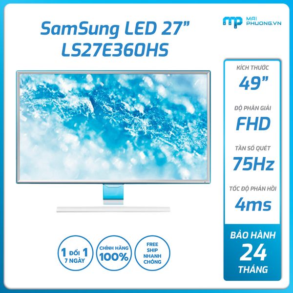 Màn hình LED Samsung 27 inch S27E360H LS27E360HS/XV