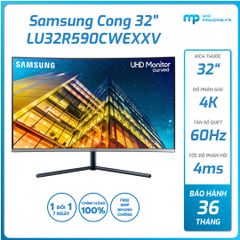 Màn hình cong SAMSUNG UHD UR59C 32 inch 60Hz LU32R590CWEXXV