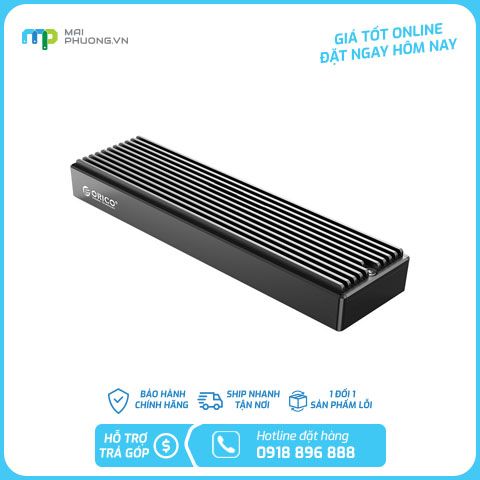Hộp ổ cứng ORICO M2PV-C3-BK (NVMe M2 SSD/USB3.1 Gen2 )