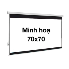 Màn chiếu điện 70*70 (1.78m x 1.78m)