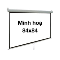 Màn chiếu treo 84*84 (2.13m x 2.13m)