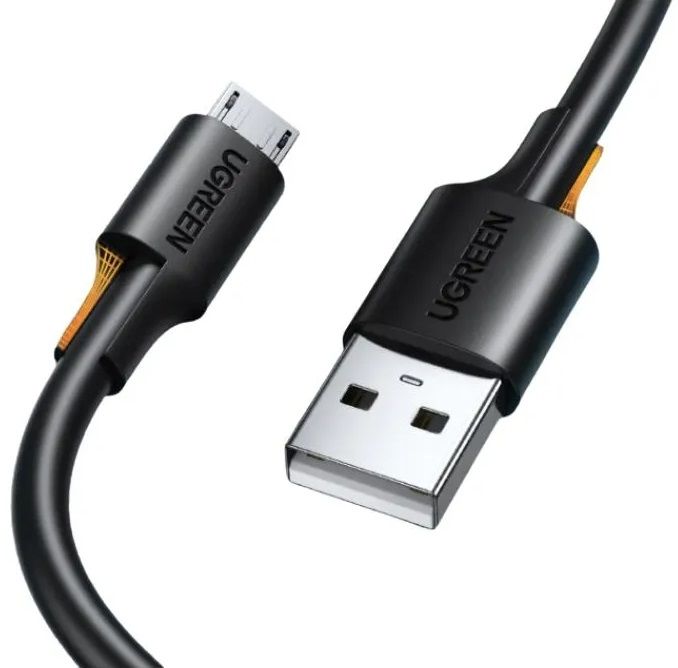 Cáp sạc USB 2.0 ra Micro USB màu đen 1.5m Ugreen 60137