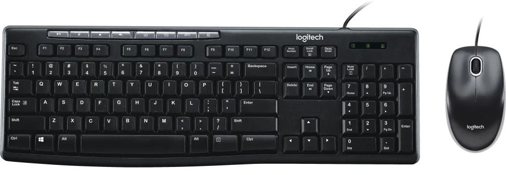 Bộ Bàn Phím và Chuột có dây Logitech MK200