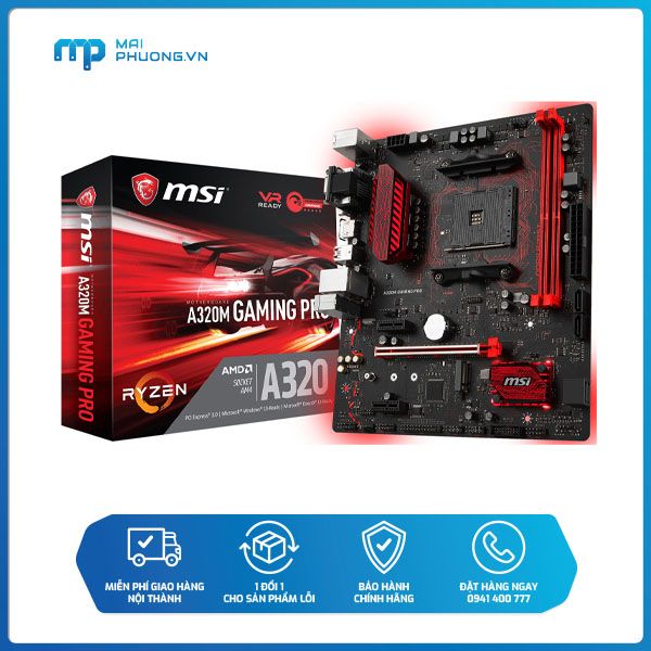 Bo mạch chủ MSI A320M GAMING PRO