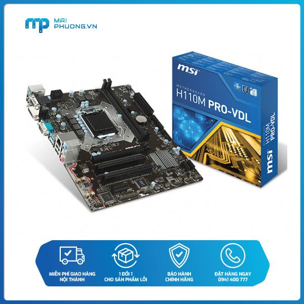 Bo mạch chủ MSI H110M PRO-VDL