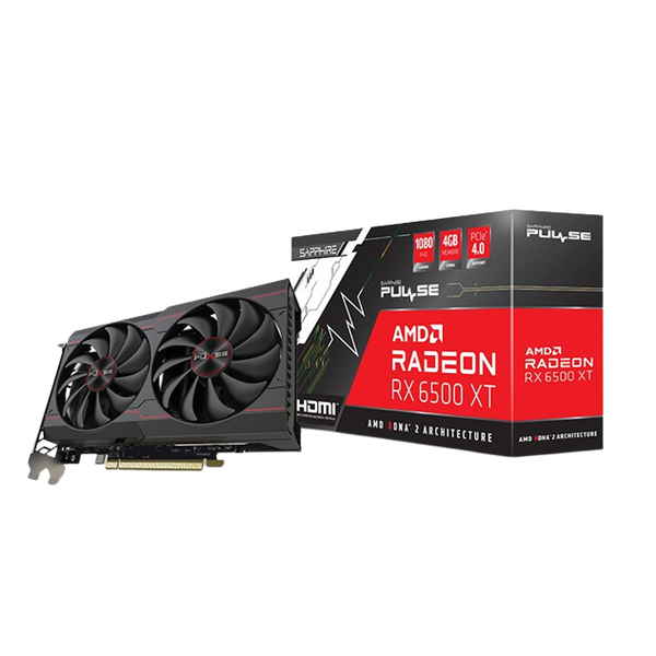 Card màn hình Sapphire PULSE Radeon RX 6500 XT Graphics Card 4GB GDDR6 (11314-01-20G)