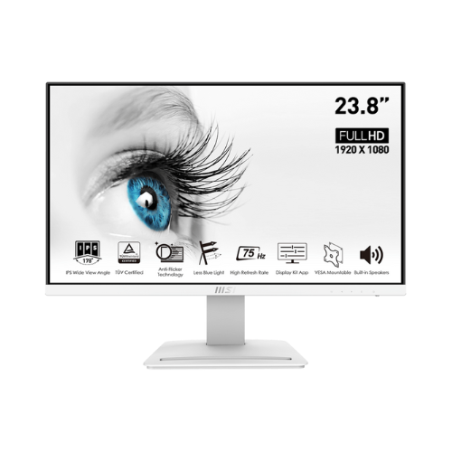 Màn hình MSI PRO MP243W 24 Inch IPS 75Hz (White)