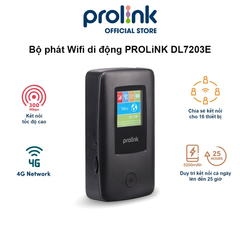 Bộ phát Wifi di động PROLiNK DL-7203E dùng SIM 4G LTE 150Mbps